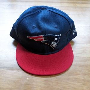 Infant Patriots cap. Adjustable back clip.